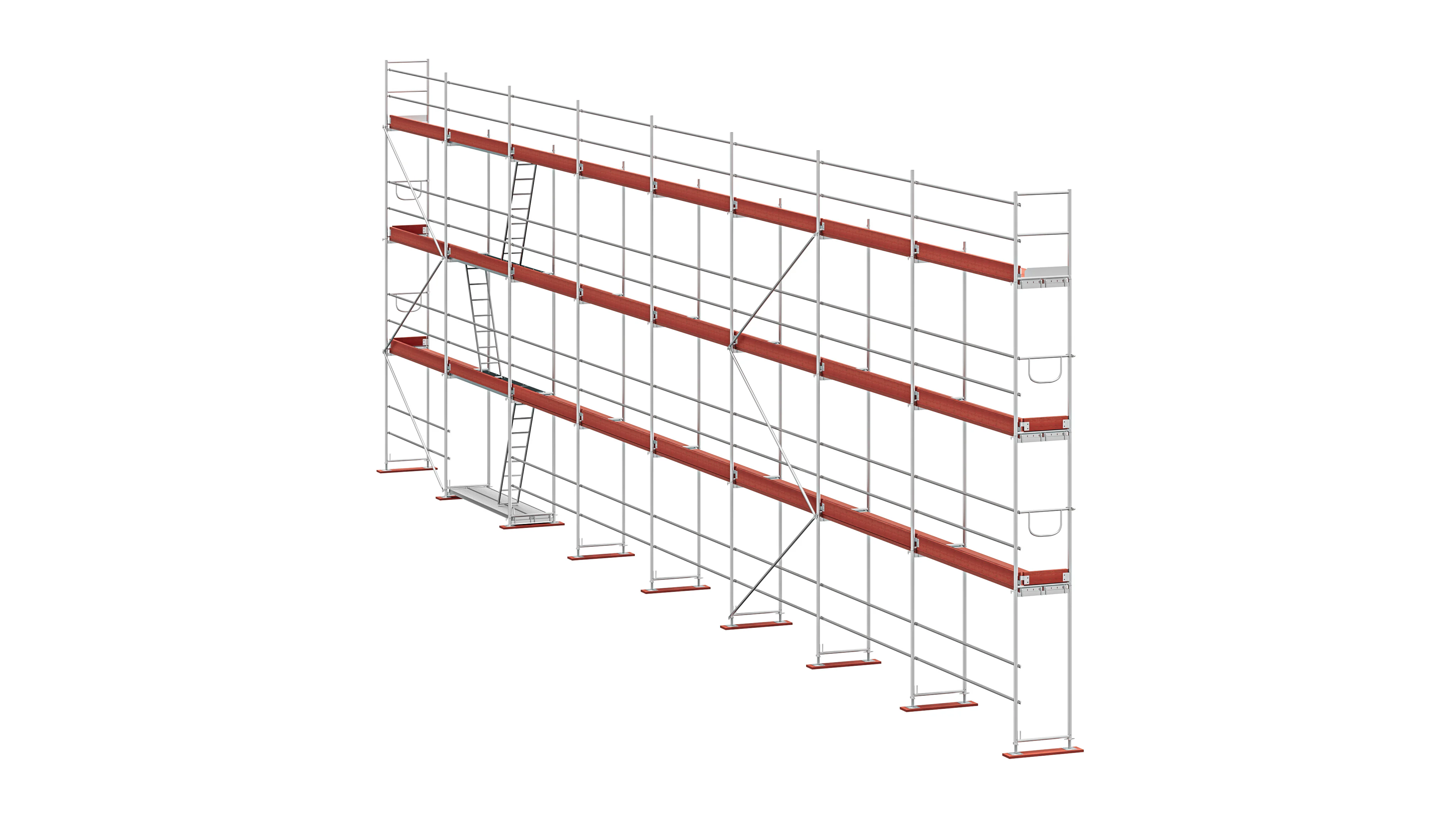 Ready-made scaffolding sets POL-MET